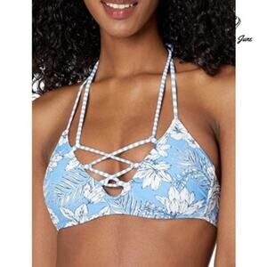 Hot Water Ocean Breeze Bralette Bikini Top Swimsuit Size L